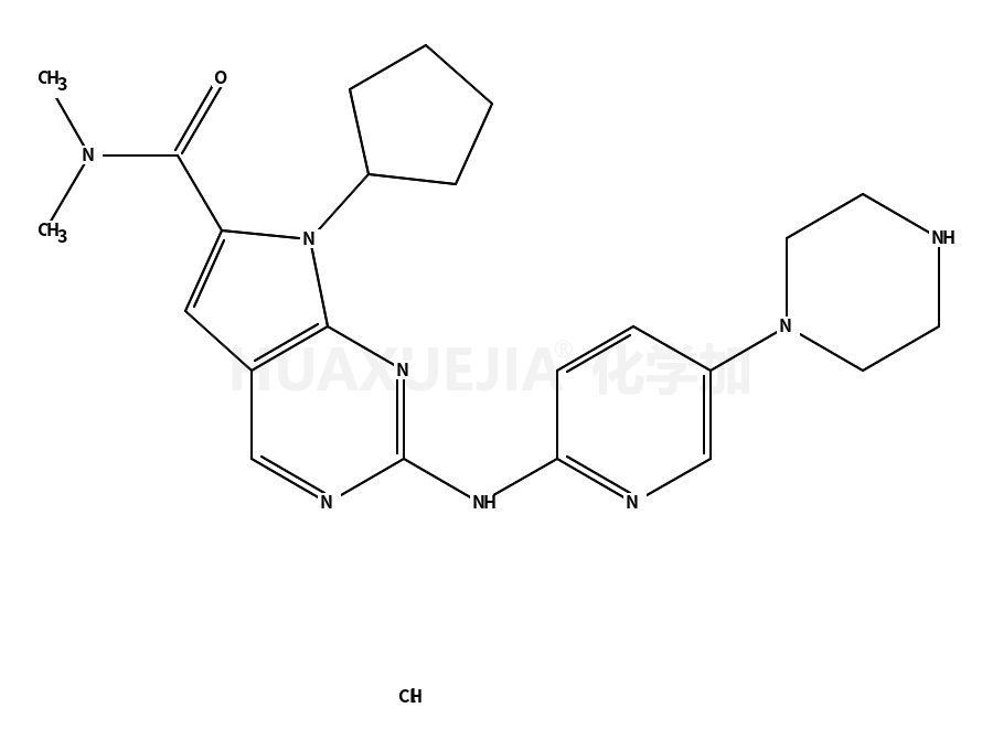 7-环戊基-N,N-二甲基-2-[[5-(1-哌嗪基)-2-吡啶基]氨基]-7H-吡咯并[2,3-d]嘧啶-6-甲酰胺盐酸盐