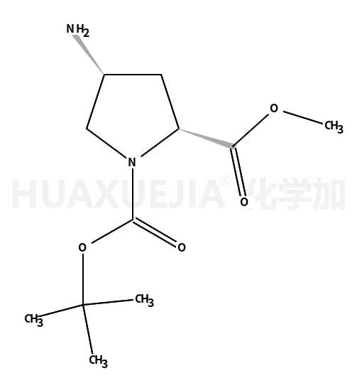 (2S,4S)-1-叔丁基 2-甲基 4-氨基吡咯烷-1,2-二甲酸酯