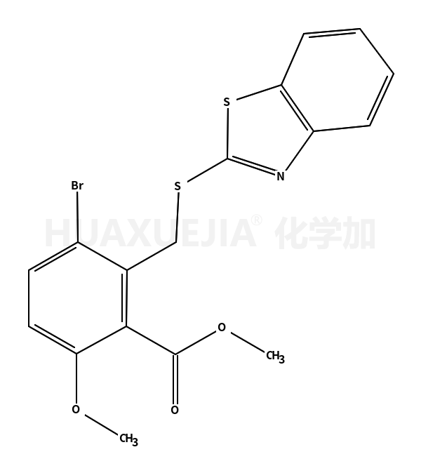 methyl 2-(1,3-benzothiazol-2-ylsulfanylmethyl)-3-bromo-6-methoxybenzoate