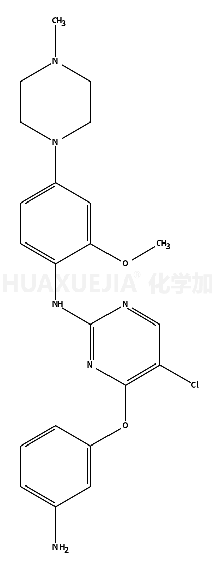 4-(3-aminophenoxy)-5-chloro-N-(2-methoxy-4-(4-methylpiperazin-1-yl)phenyl)pyrimidin-2-amine