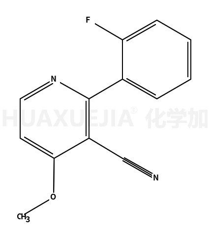 2-(2-fluorophenyl)-4-methoxypyridine-3-carbonitrile