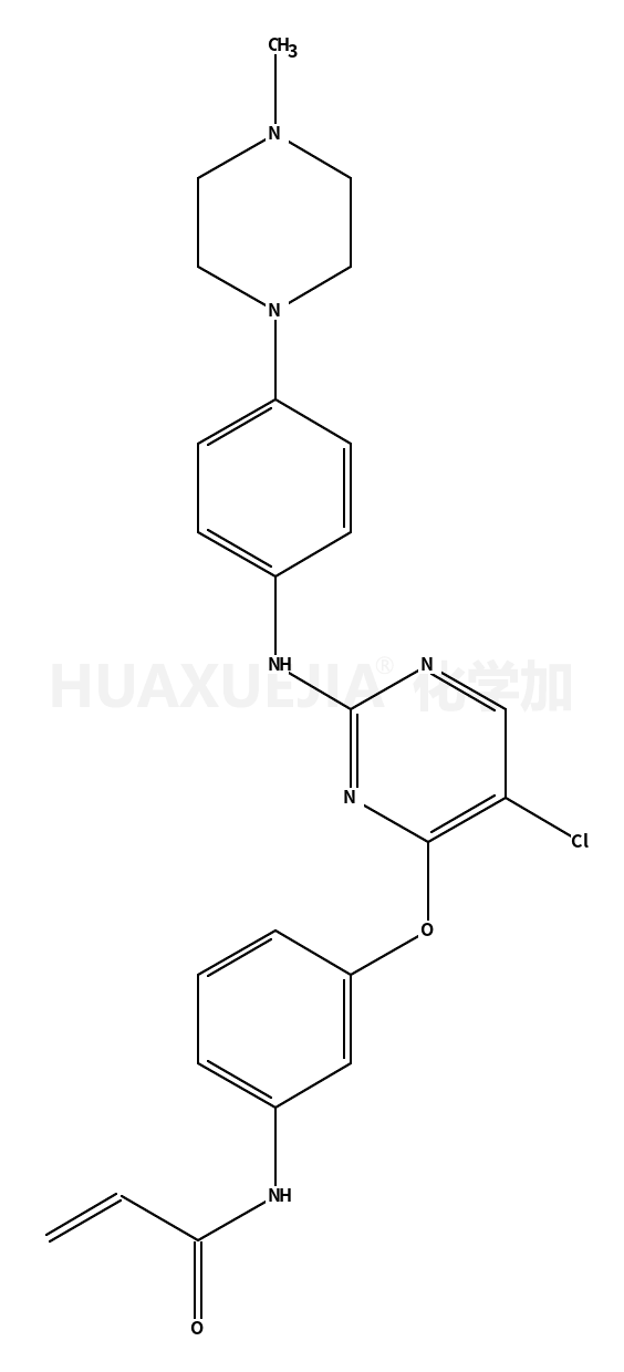 N-[3-[[5-氯-2-[[4-(4-甲基-1-哌嗪基)苯基]氨基]-4-嘧啶基]氧基]苯基]-2-丙烯酰胺