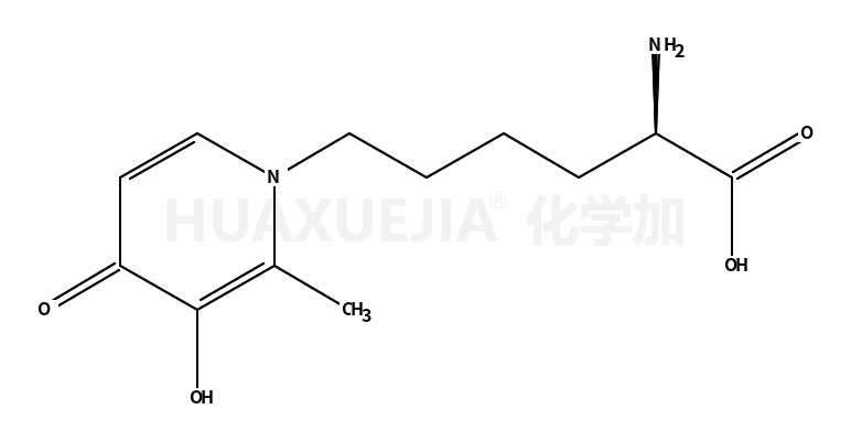 1(4H)-吡啶己酸,  a-氨基-3-羥基-2-甲基-4-羰基-,(aS)-