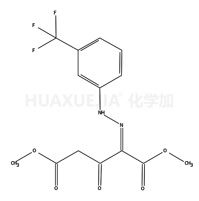 dimethyl 1-[3-(trifluoromethyl)phenyl]hydrazono-2-oxopropane-1,3-dicarboxylate