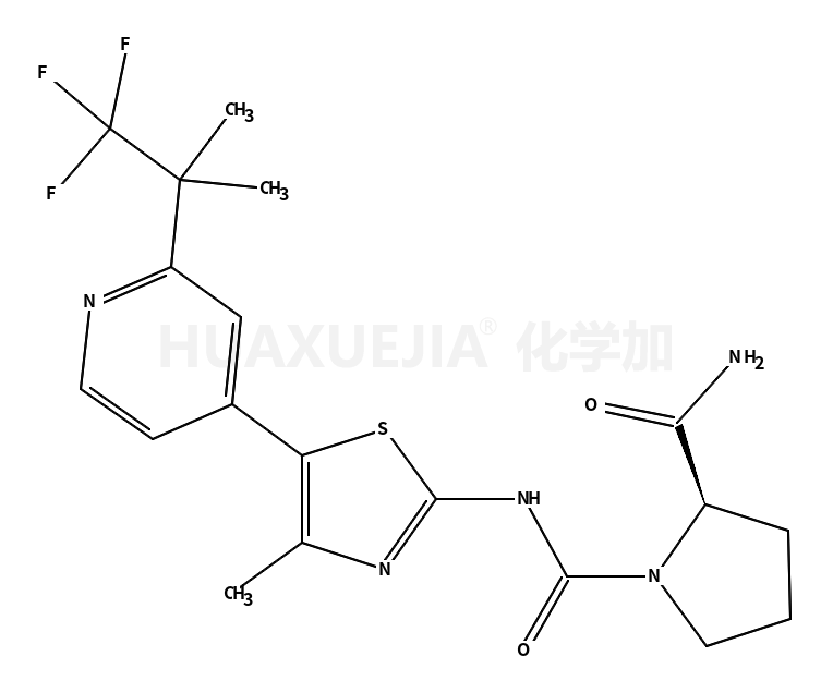 (2S)-N1-[4-甲基-5-[2-(2,2,2-三氟-1,1-二甲基乙基)-4-吡啶基]-2-噻唑基]-1,2-吡咯烷二甲酰胺