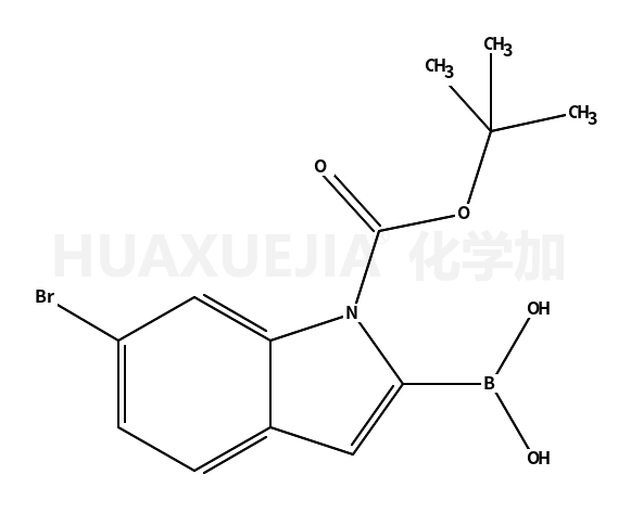 1-BOC-6-溴-吲哚-2-硼酸