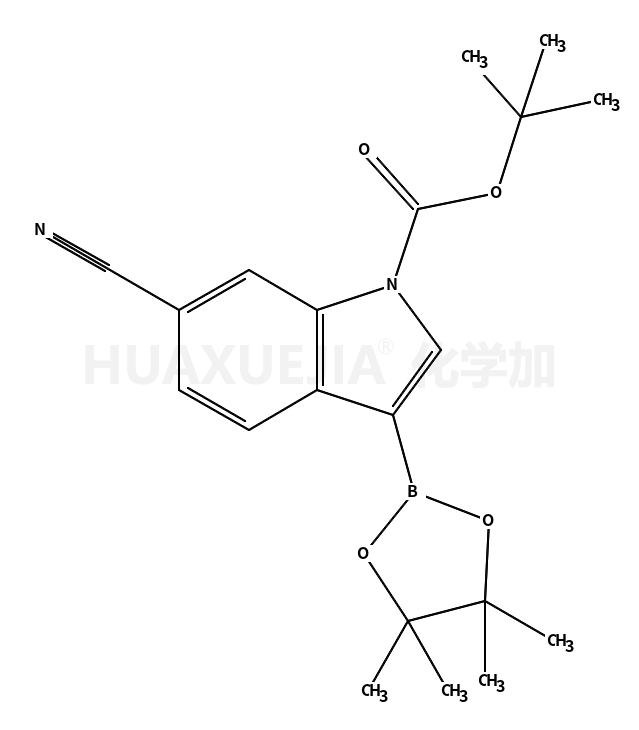 1-BOC-6-氰基吲哚-3-硼酸频那醇酯