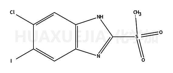 5-氯-6-碘-2-(甲基磺酰基)-1H-苯并[D]咪唑