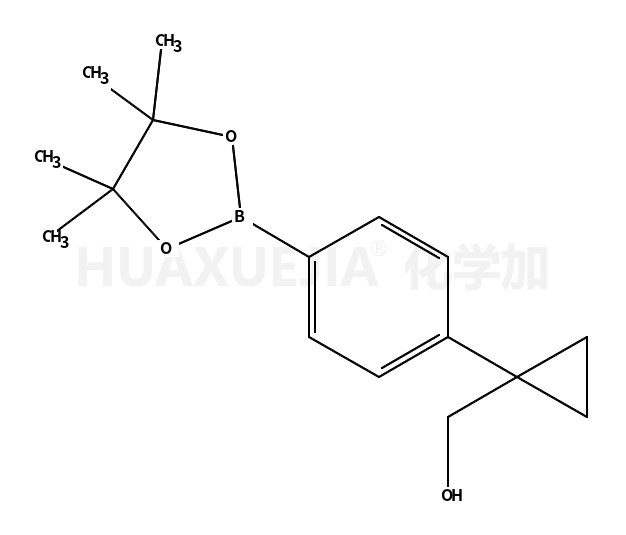 (1-(4-(4,4,5,5-四甲基-1,3,2-二氧硼戊烷-2-基)苯基)环丙基)甲醇