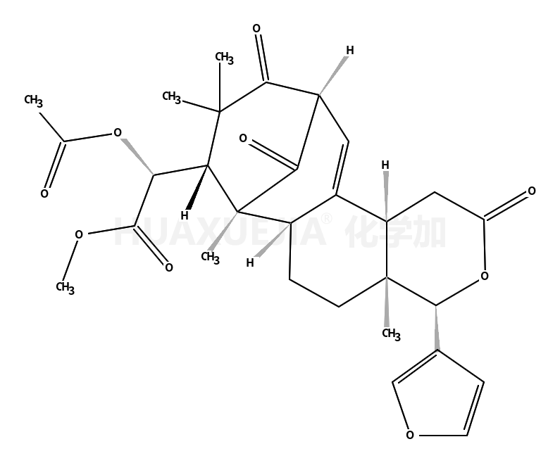 Methyl (2S)-acetoxy[(1R,2S,5R,6R,10S,13S,16S)-6-(3-furyl)-1,5,15,15-tetramethyl-8,14,17-trioxo-7-oxatetracyclo[11.3.1.02,11.05,10]heptadec-11-en-16-yl]acetate