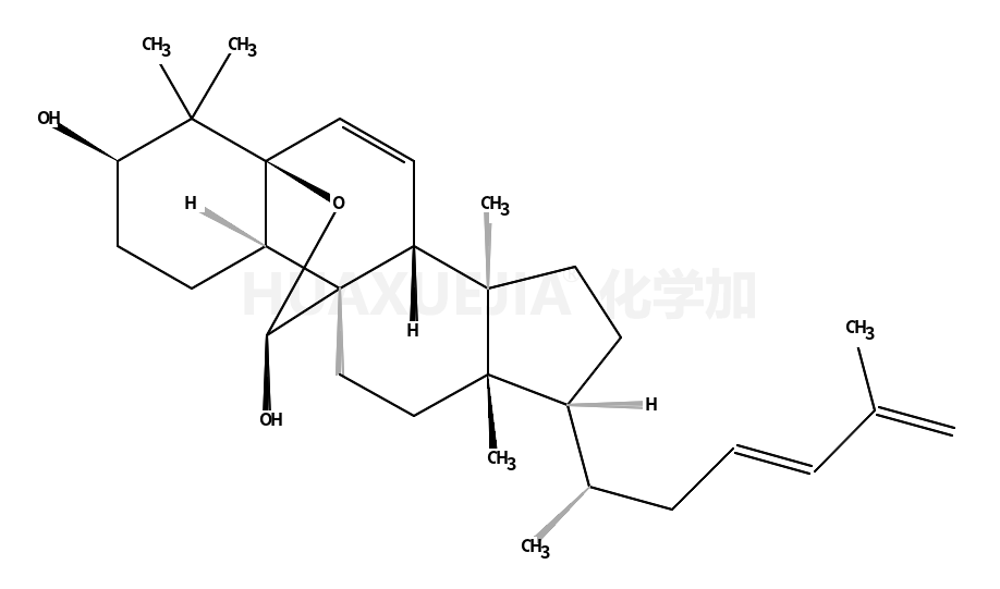 Lanosta-6,23,25-triene-9-carboxaldehyde, 3,5-dihydroxy-, cyclic γ-hemiacetal, (3β,5β,9β,10α,23E)-