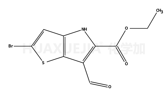 2-溴-6-甲酰基-4H-噻吩并[3,2-b]吡咯-5-羧酸乙酯