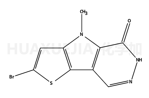 2-溴-4,6-二氢-4-甲基-5H-噻吩并[2,3:4,5]吡咯并[2,3-d]吡嗪-5-酮