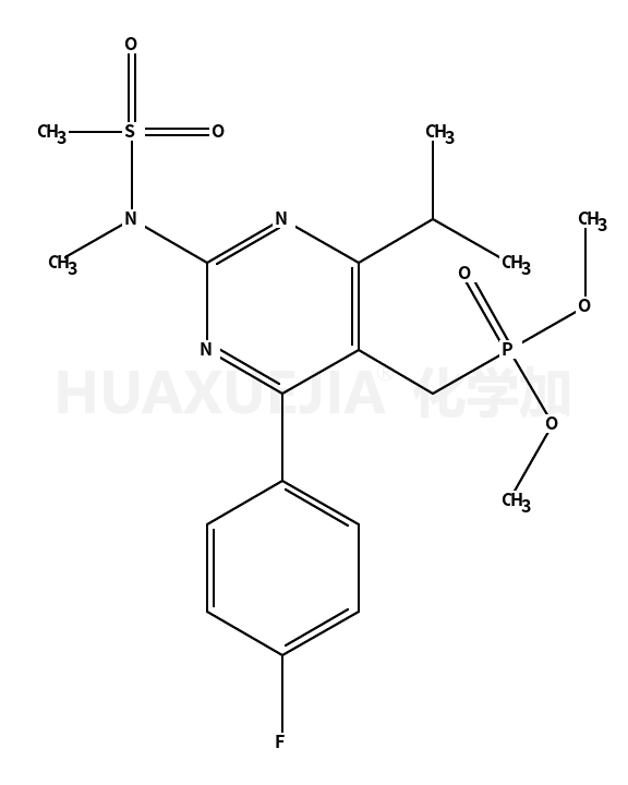 Dimethyl ({4-(4-fluorophenyl)-6-isopropyl-2-[methyl(methylsulfony l)amino]-5-pyrimidinyl}methyl)phosphonate
