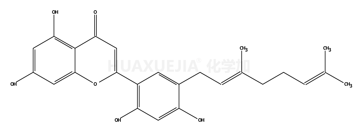 5'-香叶基-5,7,2',4'-四羟基黄酮