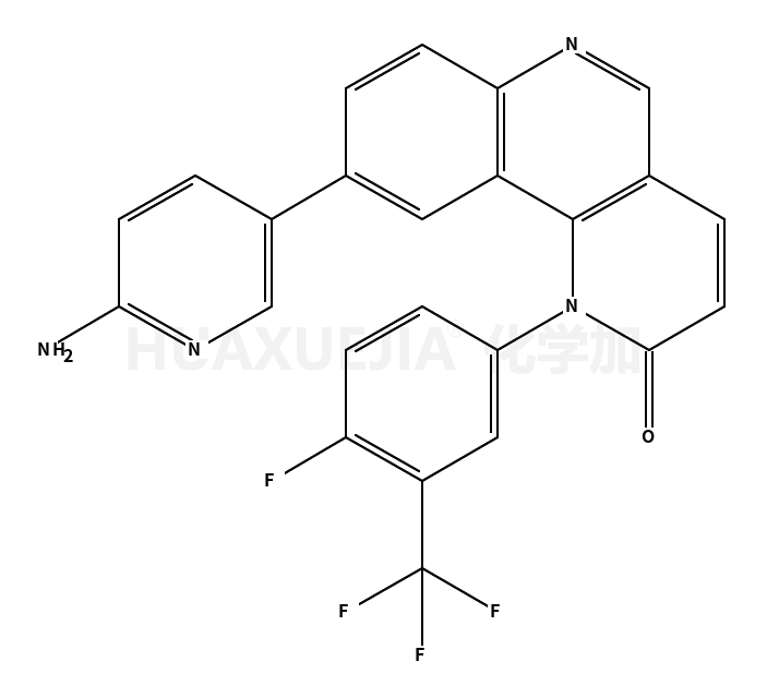9-(6-氨基-3-吡啶基)-1-[4-氟-3-(三氟甲基)苯基]苯并[H]-1,6-萘啶-2(1H)-酮