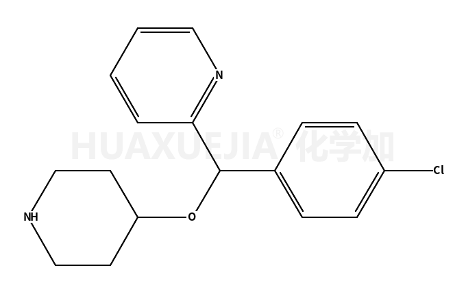 2-((4-Chlorophenyl)(piperidin-4-yloxy)methyl)pyridine