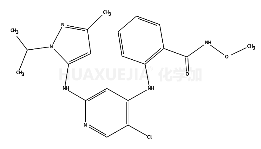 2-[[5-氯-2-[[3-甲基-1-(1-甲基乙基)-1H-吡唑-5-基]氨基]-4-吡啶基]氨基]-N-甲氧基苯甲酰胺