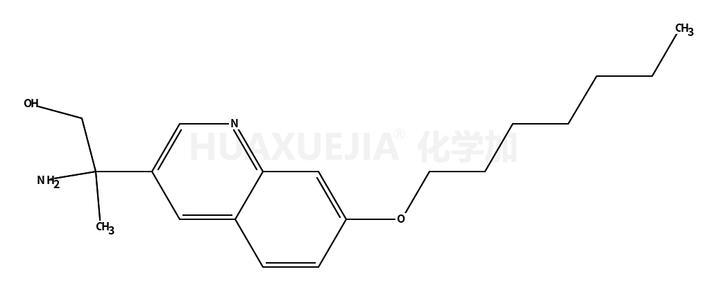 2-amino-2-(7-(heptyloxy)quinolin-3-yl)propan-1-ol