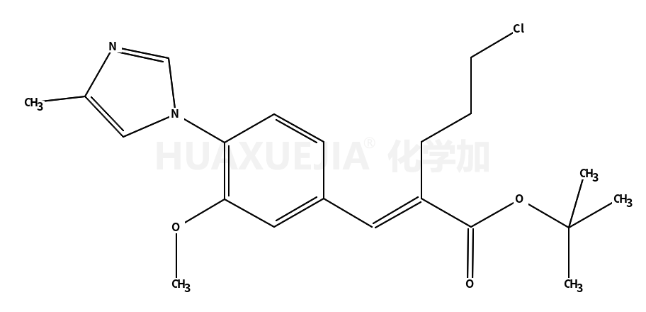 (E)-5-氯-2-(3-甲氧基-4-(4-甲基-1H-咪唑-1-基)亚苄基)戊酸叔丁酯