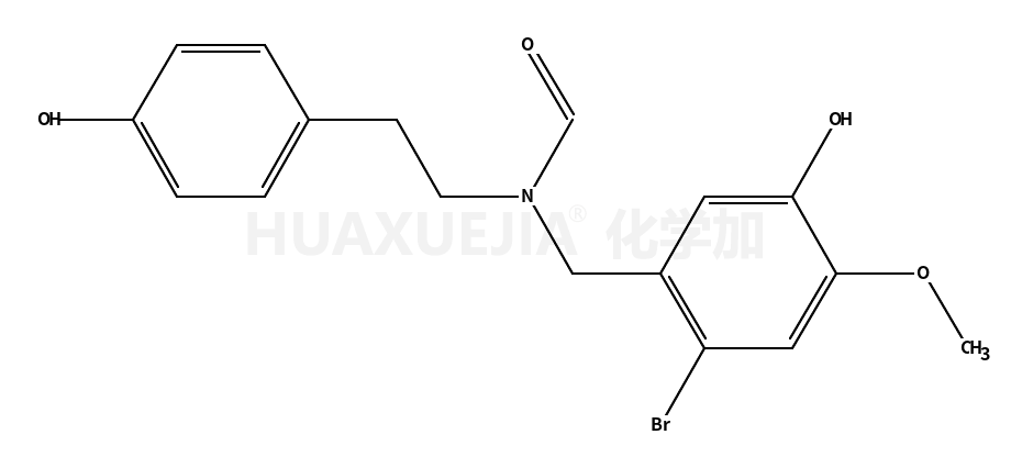 N-(p-羟基苯乙基)-n-(2-溴-5-羟基-4-甲氧基苄基)甲酰胺