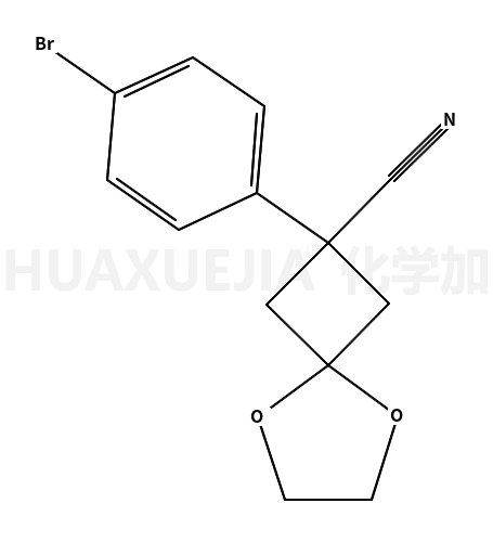 2-(4-bromophenyl)-5,8-dioxaspiro[3.4]octane-2-carbonitrile