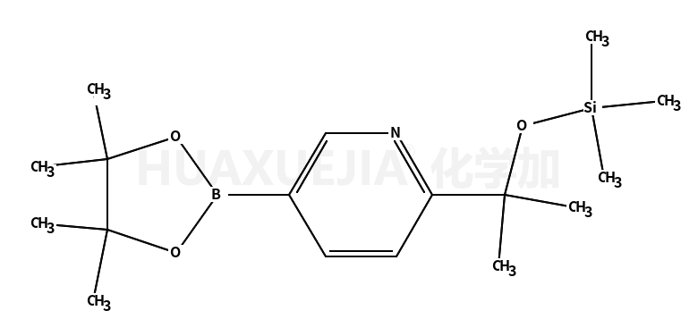 5-(4,4,5,5-四甲基-1,3,2-二噁硼烷-2-基)-2-(2-(三甲基甲硅烷基氧基)丙烷-2-基)吡啶