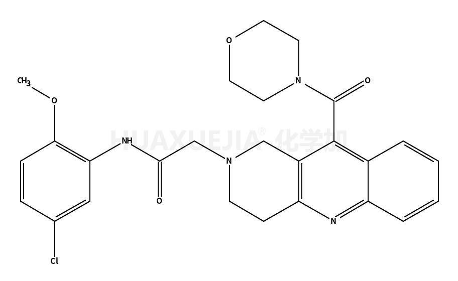 N-(5-chloro-2-methoxyphenyl)-2-[10-(morpholine-4-carbonyl)-3,4-dihydro-1H-benzo[b][1,6]naphthyridin-2-yl]acetamide