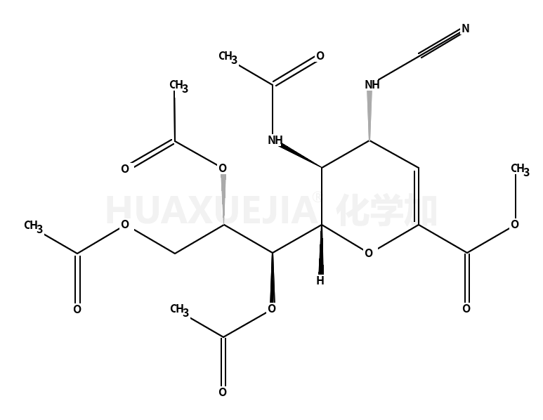 methyl (2R,3R,4S)-3-acetamido-4-(cyanoamino)-2-[(1R,2R)-1,2,3-triacetyloxypropyl]-3,4-dihydro-2H-pyran-6-carboxylate