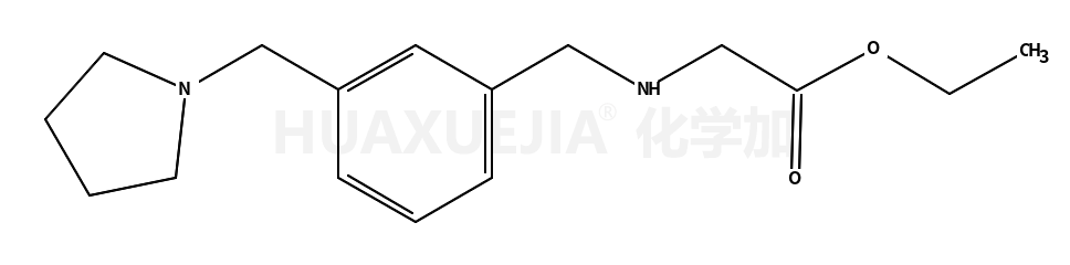 ethyl 2-(3-((pyrrolidin-1-yl)methyl)benzylamino)acetate