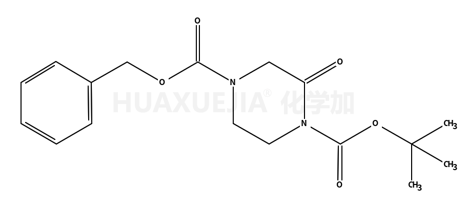 4-苯甲基 1-叔-丁基 2-氧亚基哌嗪-1,4-二甲酸基酯