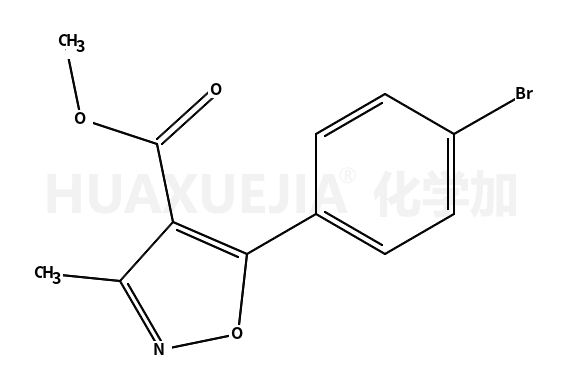 methyl 5-(4-bromophenyl)-3-methyl-isoxazole-4-carboxylate