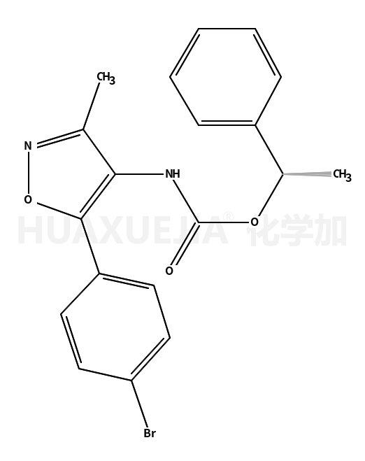 [5-(4-溴苯基)-3-甲基异恶唑-4-基]氨基甲酸 (R)-1-苯基乙基酯