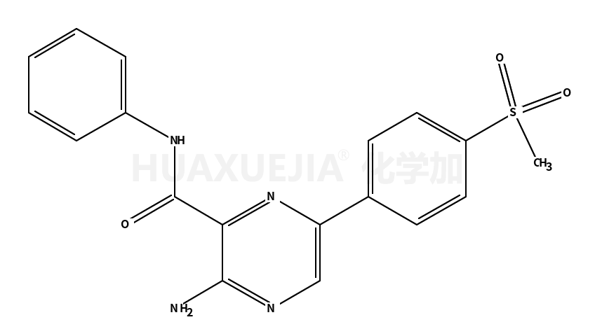 3-氨基-6-[4-(甲基磺酰基)苯基]-N-苯基-2-吡嗪甲酰胺