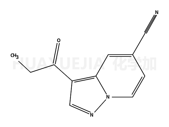 3-propanoylpyrazolo[1,5-a]pyridine-5-carbonitrile