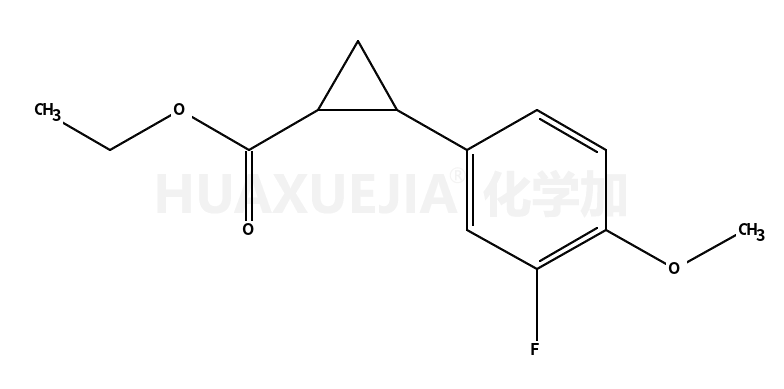 ethyl 2-(3-fluoro-4-methoxyphenyl)cyclopropane-1-carboxylate
