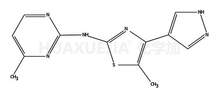 4-methyl-N-[5-methyl-4-(1H-pyrazol-4-yl)-2-thiazolyl]-2-Pyrimidinamine