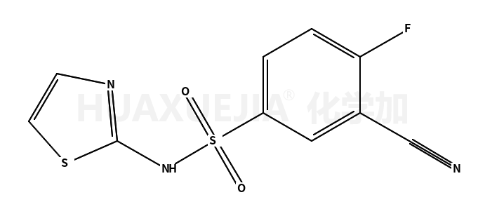 3-Cyano-4-fluoro-N-(thiazol-2-yl)benzenesulfonamide