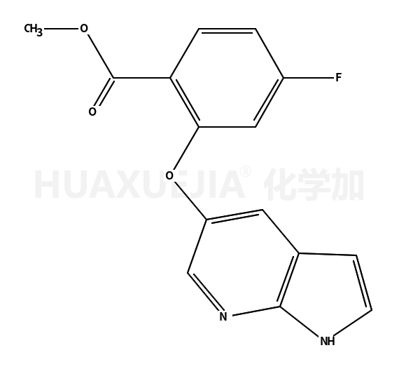 methyl 2-(1H-pyrrolo[2,3-b]pyridin-5-yloxy)-4-fluorobenzoate