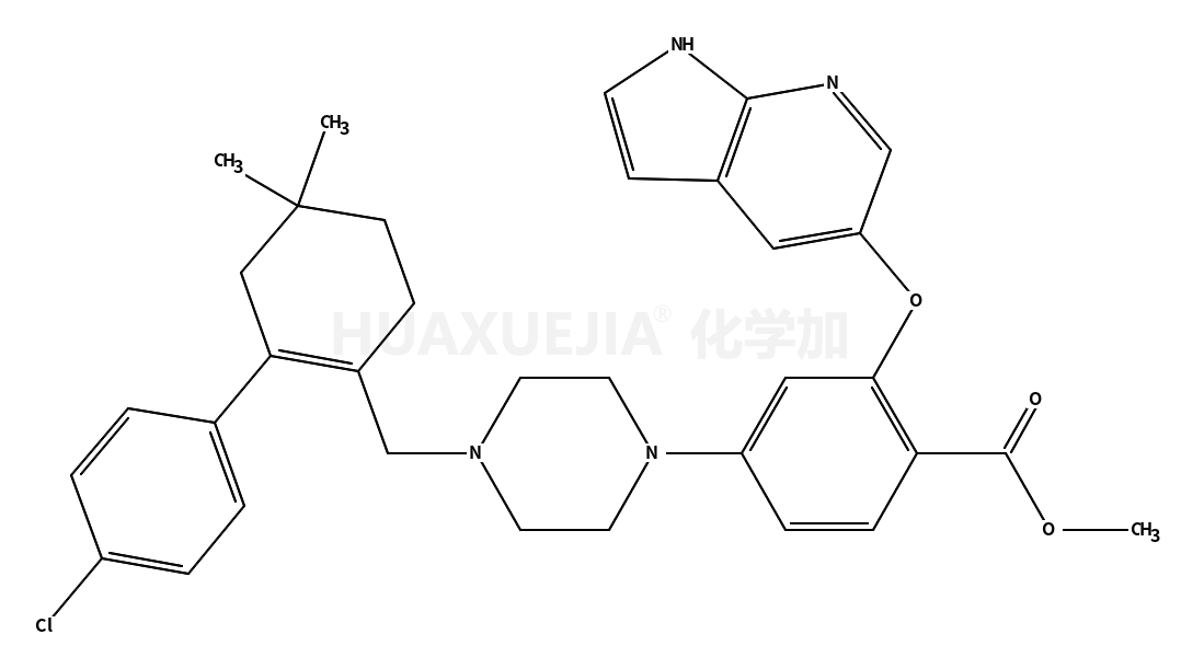 methyl 2-(1H-pyrrolo[2,3-b]pyridin-5-yloxy)-4-(4-((2-(4-chlorophenyl)-4,4-dimethylcyclohex-1-enyl)methyl)piperazin-1-yl)benzoate