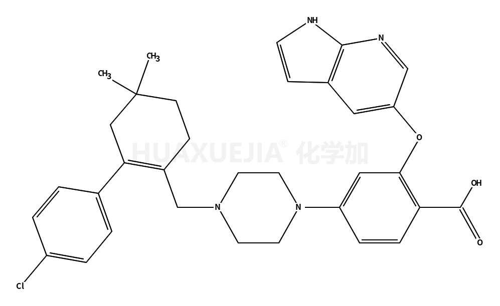 4-[4-[[2-(4-氯苯基)-4,4-二甲基-1-环己烯-1-基]甲基]-1-哌嗪]-2-(1H-吡咯并[2,3-b]吡啶-5-基氧基)苯甲酸