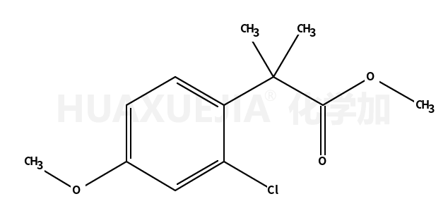 methyl 2-(2-chloro-4-methoxyphenyl)-2-methylpropanoate