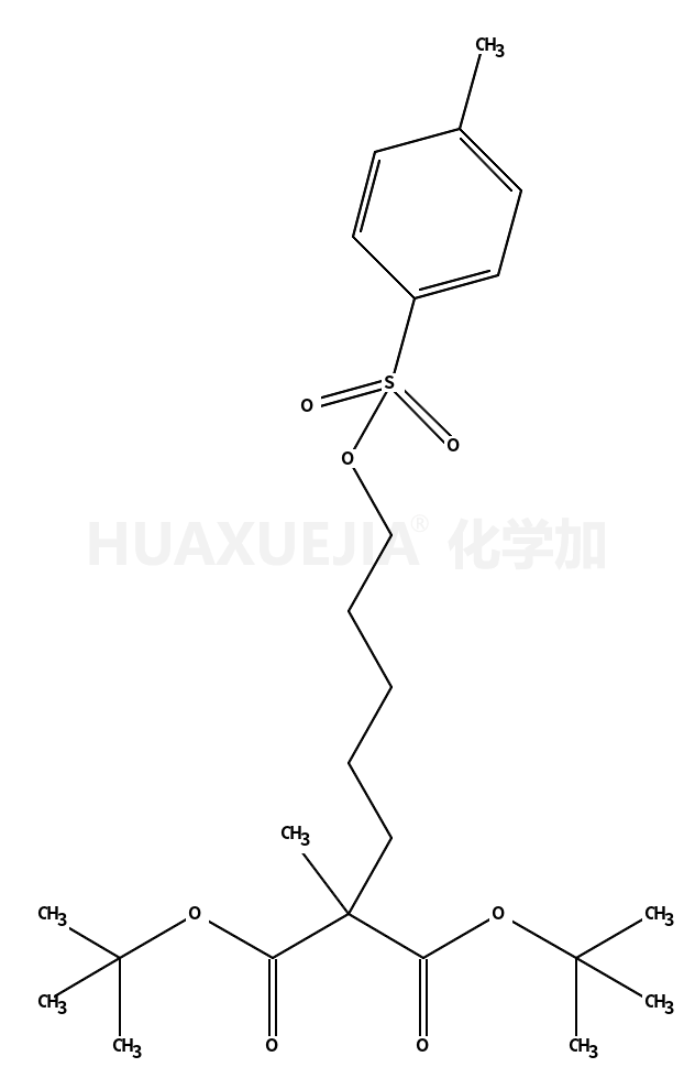 di-tert-butyl 2-methyl-2-(5-(tosyloxy)pentyl)malonate