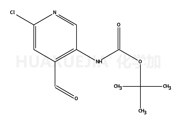tert-butyl 6-chloro-4-formylpyridin-3-ylcarbamate