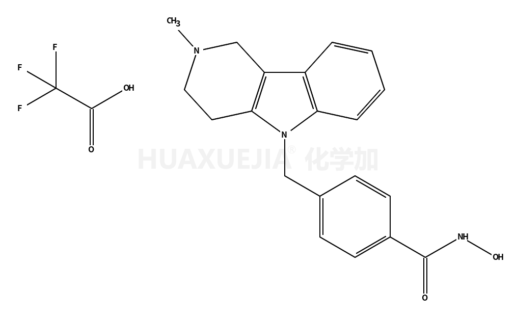 N-羟基-4-[(1,2,3,4-四氢-2-甲基-5H-吡啶并[4,3-b]吲哚-5-基)甲基]苯甲酰胺 2,2,2-三氟乙酸酯