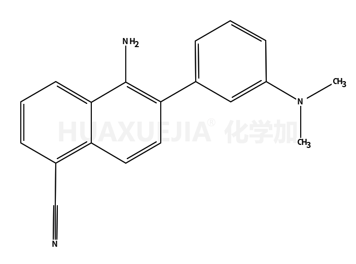 5-Amino-6-(3-(dimethylamino)phenyl)-1-naphthonitrile