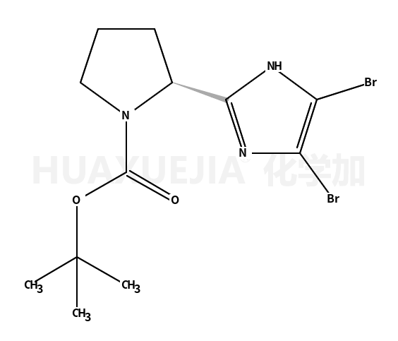 (S)-2-(4,5-dibromo-1H-imidazol-2-yl)-pyrrolidine-1-carboxylic acid tert-butyl ester