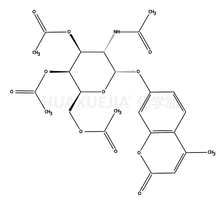 4-甲基伞形酮 2-乙酰氨基-3,4,6-O-三乙酰基-2-脱氧-beta-D-吡喃葡萄糖苷