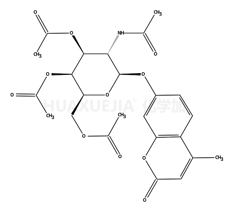 4-甲基香豆素基-2-乙酰氨基-3，4，6-三-氧-乙酰基-2-脱氧-β-D-吡喃半乳糖苷
