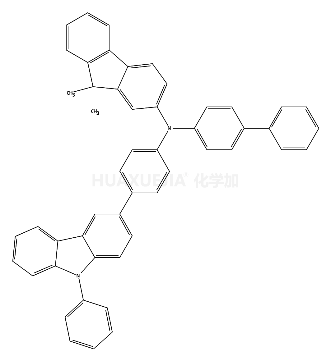 N-联苯-4-基-9,9-二甲基-N-[4-(9-苯基-9H-咔唑-3-基)苯基]-9H-芴-2-胺